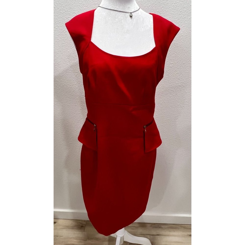 LONDON TIMES RED DRESS